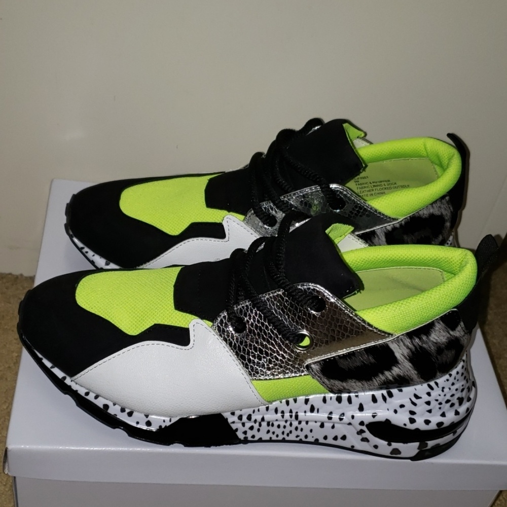 Steve Madden Cliff Neon Sneakers